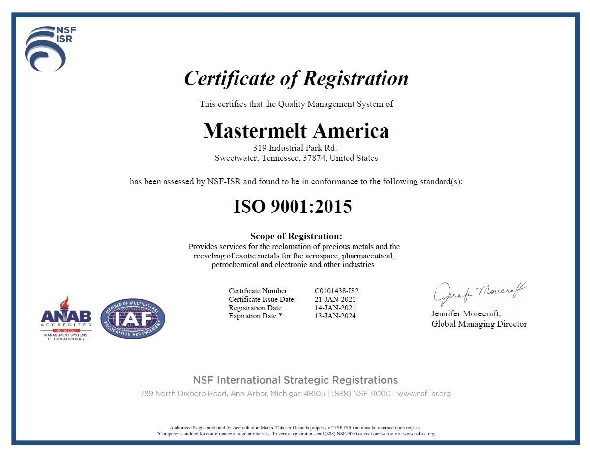 America – ISO 9001