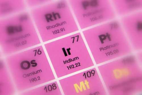 Chemical,Element,Iridium,With,The,Symbol,Ir,And,Atomic,Number